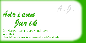 adrienn jurik business card